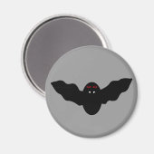 Creepy Halloween Vampire Bat Magnet (Vorderseite/Rückseite)
