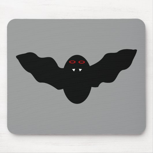 Creepy Halloween Vampire Bat Mousepad (Vorne)