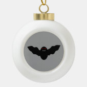 Creepy Halloween Vampire Bat Ornament (Vorderseite)