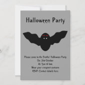 Creepy Halloween Vampire Bat Party lädt ein Magneteinladung (Vorderseite)