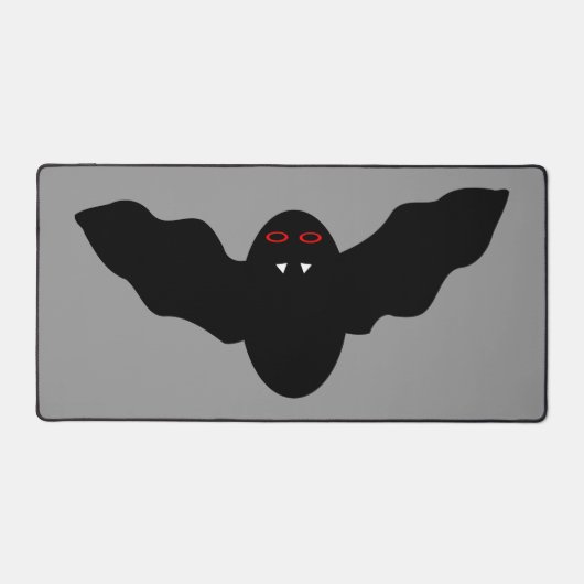 Creepy Halloween Vampire Bat Schreibtischunterlage (Vorderseite)