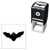 Creepy Halloween Vampire Bat Self Inking Briefmark Permastempel (Beispiel)