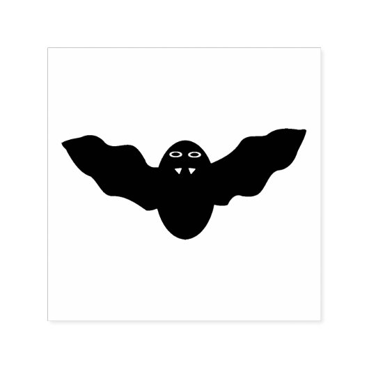 Creepy Halloween Vampire Bat Self Inking Briefmark Permastempel (Design)