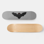 Creepy Halloween Vampire Bat Skateboard (Horizontal)