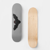 Creepy Halloween Vampire Bat Skateboard (Vorderseite)