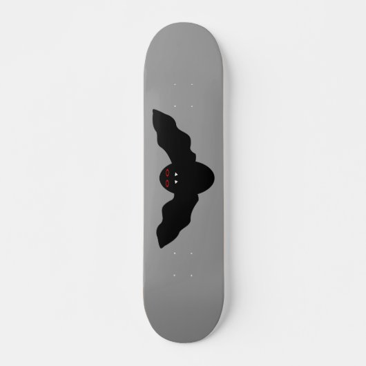 Creepy Halloween Vampire Bat Skateboard (Vorne)