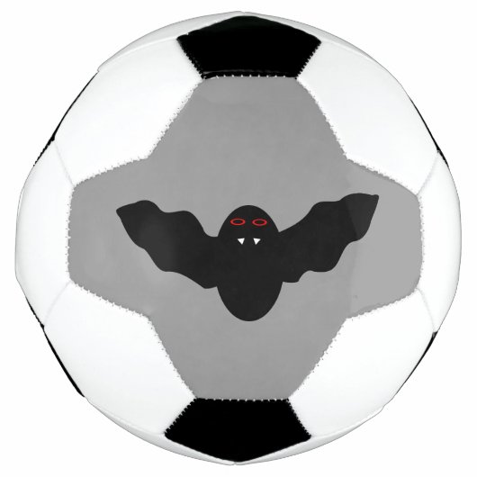 Creepy Halloween Vampire Bat Soccer Ball (Vorderseite)