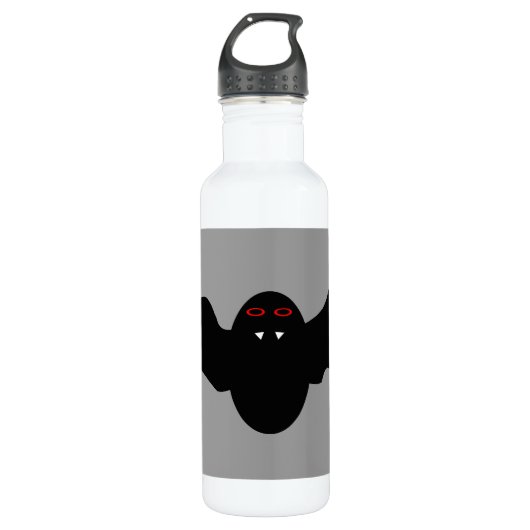 Creepy Halloween Vampire Bat Trinkflasche (Vorderseite)