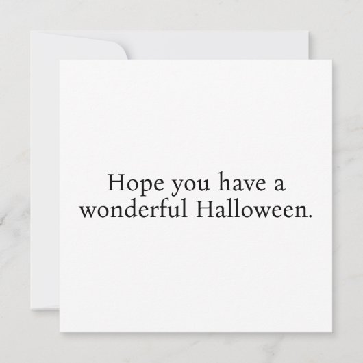 Creepy Happy Halloween Pumpkin Illustration Karte (Rückseite)