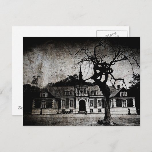 Creepy-Herrenhaus - Postkarte (Vorne/Hinten)