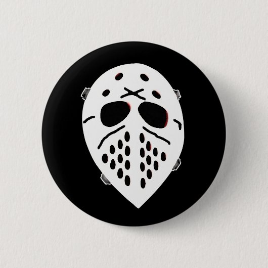 Creepy Hockey Mask Products Button (Vorderseite)