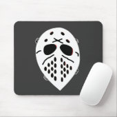 Creepy Hockey Mask Products Mousepad (Mit Mouse)