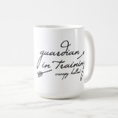 Creepy hohle "Wächter im Training" Tasse (VorderseiteRechts)