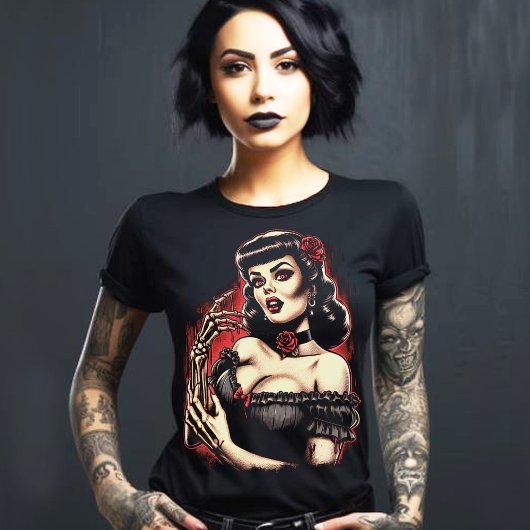 Creepy Horror Girl T-Shirt