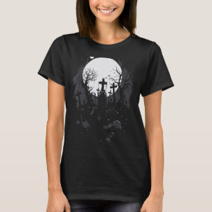 Creepy Horror Spooky Halloween Pastel Goth Occult T-Shirt