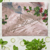 Creepy hübsches Frauen-Weihnachten Weihnachtsmanns Küchentuch (Gefaltet)