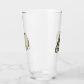 Creepy Human Skull Glas (Links)