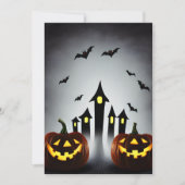 Creepy Jack o' Lantern Halloween Bash Party Einladung (Vorderseite)