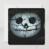 Creepy Jack-o-Lantern Halloween Einladung (Vorderseite)