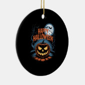 Creepy Jack O� Lantern Halloween Keramik Ornament (Rechts)