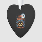 Creepy Jack O� Lantern Halloween Ornament (Vorderseite)