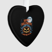 Creepy Jack O� Lantern Halloween Ornament (Vorderseite)