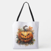 Creepy Jack-o-Lantern Tasche (Rückseite)