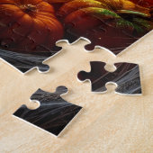 Creepy Jack-O-Lantern und Spinnen Puzzle (Seite)