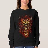 Creepy Jack o'Lantern Sweatshirt (Vorderseite)