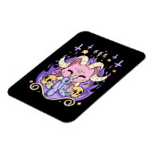 Creepy Kawaii Chibi Horror Niedlich Creepy Pastel Magnet (Linke Seite)