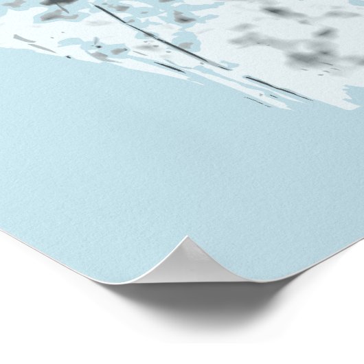 Creepy Killer Clown Gesicht Poster (Ecke)