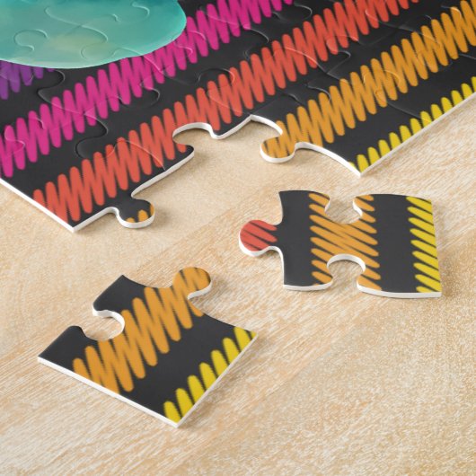 Creepy Killer Zombie Clown Horror Art Puzzle (Seite)