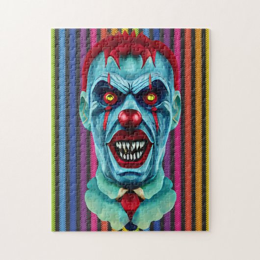 Creepy Killer Zombie Clown Horror Art Puzzle (Vertikal)