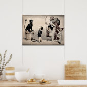 Creepy Krampus Poster (Küche)