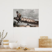 Creepy Krampus Poster (Küche)