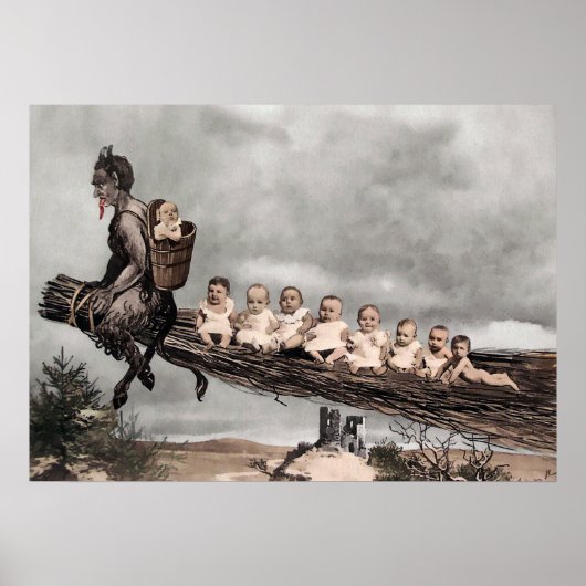 Creepy Krampus Poster (Vorne)