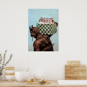 Creepy Krampus Poster (Küche)