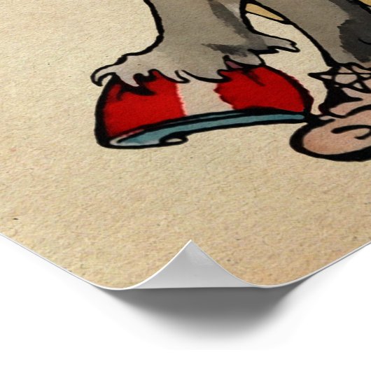 Creepy Krampus Poster (Ecke)