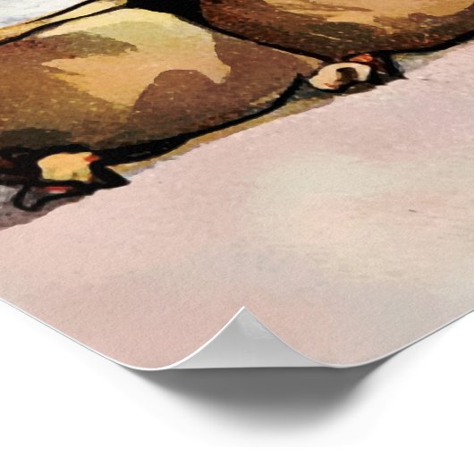 Creepy Krampus Poster (Ecke)