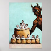 Creepy Krampus Poster (Vorne)