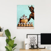 Creepy Krampus Poster (Heimbüro)