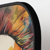 Creepy Lächeln Clown Pickleball Schläger (Linke Seite)