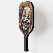 Creepy Lächeln Clown Pickleball Schläger (Links)