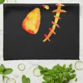 Creepy Lächeln Jack O' Lantern Face Geschirrtuch (Gefaltet)