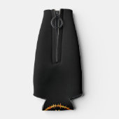 Creepy Lächeln Jack O' Lantern Flaschenkühler (Rückseite)