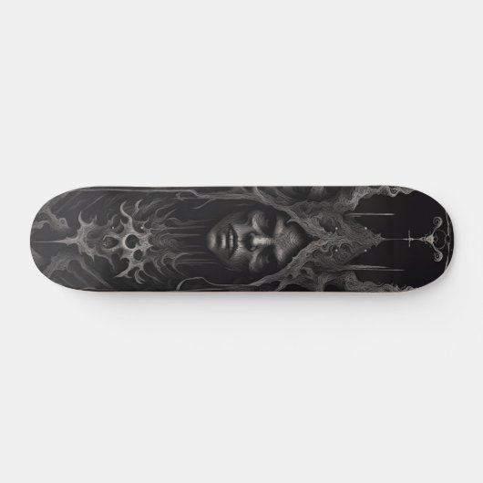 Creepy Lady Skateboard (Horizontal)