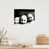 Creepy Little Babies. Poster (Küche)