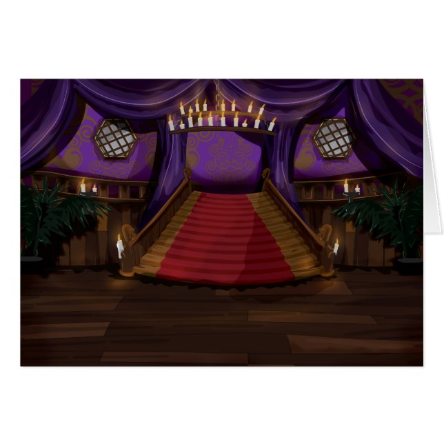 Creepy Mansion Treppe (Vorderseite (Horizontal))