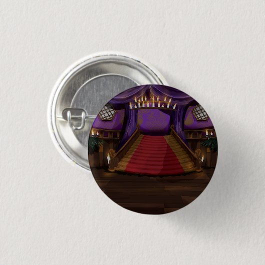 Creepy Mansion Treppe Button (Vorne & Hinten)