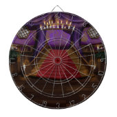 Creepy Mansion Treppe Dartscheibe (vorne)